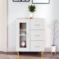 Komoda bijela 69,5x34x90 cm od konstruiranog drva