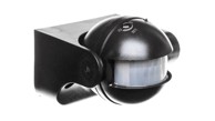 KANLUX Senzor pokreta 1200W 165° JQ-30-B IP44, crni