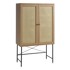 UNIQUE FURNITURE Ormarić u dekoru hrasta u prirodnoj boji, 80x135 cm Pensacola