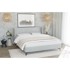 ROPEZ Tapecirani krevet Basti 90x200 cm s podnicom, sivi