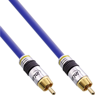 INLINE Kompozitni video kabel 89805P 5 m RCA, plavi