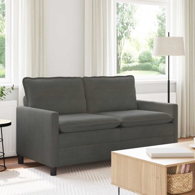 Sofa 156 x 81 x 87,5 cm, tkanina, tamnosiva