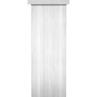 Klizna vrata, set dekor, blenda i vodilica, 65x200 cm, bijela