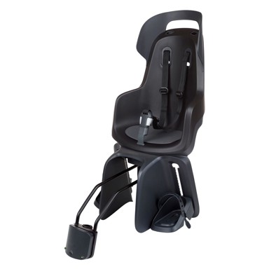 BOBIKE Stražnje sjedalo za bicikl do 22 kg GO MAXI, crno, 8012700008