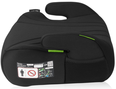 LIONEL Luuk booster/sjedalo za auto i-Size 15-36 kg (125-150 cm), Black