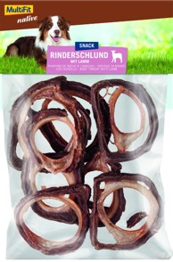 MULTIFIT Poslastica za pse Native goveđi grkljan s janjetinom 50 g