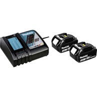 MAKITA AKU Set baterija + punjač - 2x3Ah