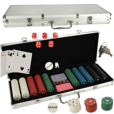 Poker set u kutiji s 500 žetona