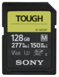 SONY Memorijska kartica M Tough series SF-M128T, 128GB, SDXC, UHS-II, Class 10, U3, V60
