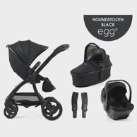 EGG Dječja kolica Egg3 4u1 Special Edition Houndstooth crna