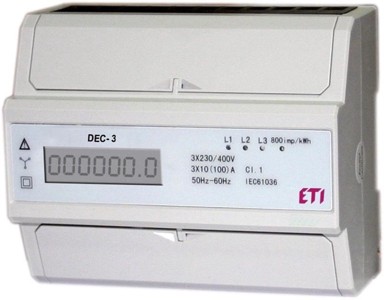 ETI Modularno brojilo električne energije DEC-3 3F