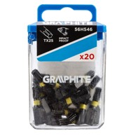 GRAPHITE Udarni bit TX25, 25 mm, 20 komada