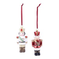 EGO DEKOR Set od 2 viseća ukrasa s vojnikom