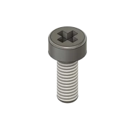 Najlonski vijci M3 8 mm (100 kom), bijela