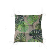 MINIMALIST CUSHION COVERS Jastuk za stolicu Green Banana Leaves, 40x40 cm