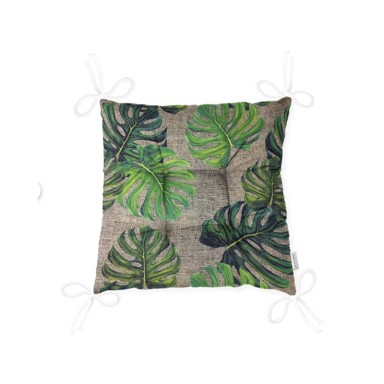  MINIMALIST CUSHION COVERS Jastuk za stolicu Green Banana Leaves, 40x40 cm