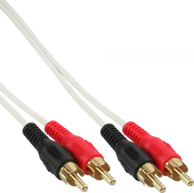 INLINE Audio kabel 89938W 5 m 2 x RCA, bijeli