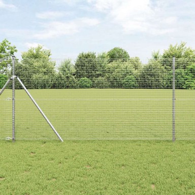 Žičana ograda s 13 postova 1.2x50 m pocinčani čelik