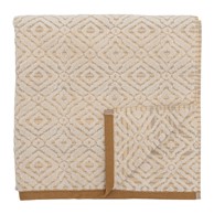 BLOOMINGVILLE Senf žuti/krem pamučan ručnik 140x70 cm Malou