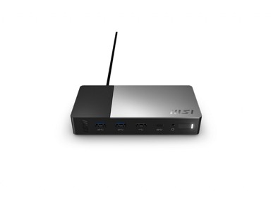 MSI Docking stanica USB-C Gen 2 USB 3.2 Gen 2 (3.1 Gen 2) Type-C crna