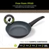 BE LIVING Set tava Delight Black, 20 cm, 24 cm i 28 cm, 3 kom