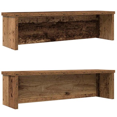 Kuhinjski stalci koji se mogu složiti 2 kom crni 60x15x16 cm