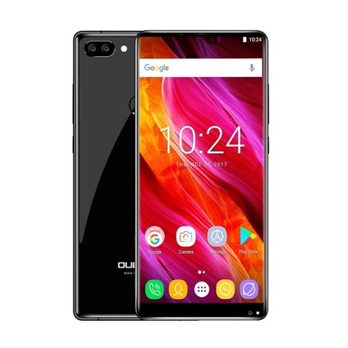 OUKITEL Mix 2, crni, 6/64GB, LTE, čitač otiska prsta, dvostruka kamera, jamstvo 25 mjeseci + servis