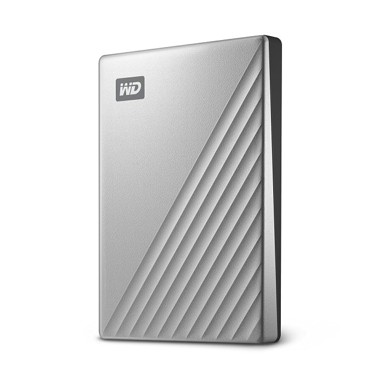 WESTERN DIGITAL Vanjski tvrdi disk My Passport ULTRA 4TB USB-C 3.1, silver
