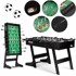 NEO-SPORT Stolni nogomet NS-803 121x61x80 cm, crni