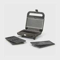 UFESA Preklopni toster 3u1 Robson, odvojive ploče, 850 W