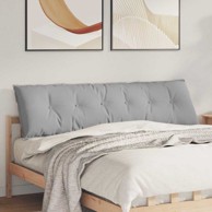 Jastuk za leđa, sivi, 180 x 50 cm