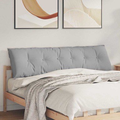 Jastuk za leđa, sivi, 180 x 50 cm