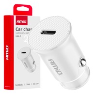 AMIO Auto punjač USB-C 20W 12/24V