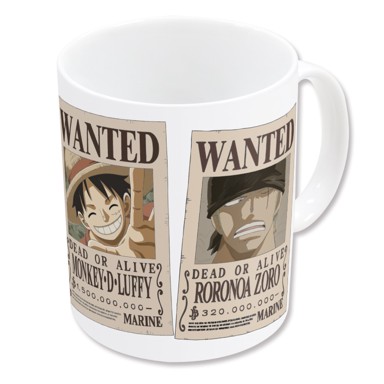 Šalica One Piece Wanted, 325 ml
