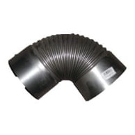 Ventilacijsko koljeno za štednjak Rkc 130 130 mm nepocinčano