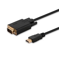 SAVIO Adapter za video kabel CL-103, HDMI Type-A na VGA, 1,8 m, crni