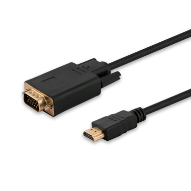SAVIO Adapter za video kabel CL-103, HDMI Type-A na VGA, 1,8 m, crni