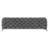 ROPEZ Siva baršunasti sofa 243 cm Chelsea, 243x100x75 cm