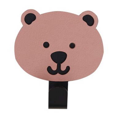  LIND DNA Ružičasta željezna kuka s postavljanjem bez bušenja Bear Nupo