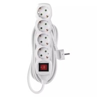 EMOS Produžni kabel 4 V, 5 m, 1.5 mm schuko, prekidač