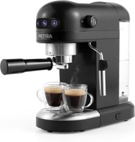 PETRA aparat za espresso Barista s pjenjačem mlijeka, 1,4 l, 15 bara