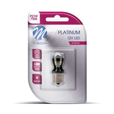 M-TECH P21W CANBUS LED žarulja Lb820W-01B 14x 2835SMD, bijela