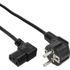 INLINE Kabel za napajanje 16752G, C13, 0,3 m, crna