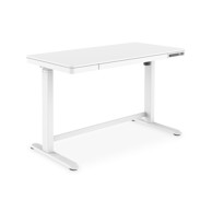 DIGITUS Stol s podešavanjem visine, s USB priključkom i ladicom 120x60 cm
