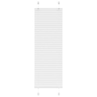 Plisirana roleta bijela 45x100 cm širina tkanine 44,4 cm