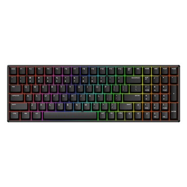 IQUNIX Tipkovnica F97 Dark Side Wireless, RGB, MX-Red Switches, US layout