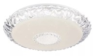 Stropna svjetiljka Eddie, Ø50 cm, LED, bijela