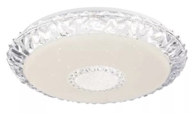 Stropna svjetiljka Eddie, Ø50 cm, LED, bijela