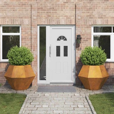 Tegla 2 komada 100 x 100 x 80 cm, rđa 