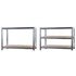 MALATEC Metalni regal, 220 x 100 x 45 cm, 5 polica, nosivost 875 kg